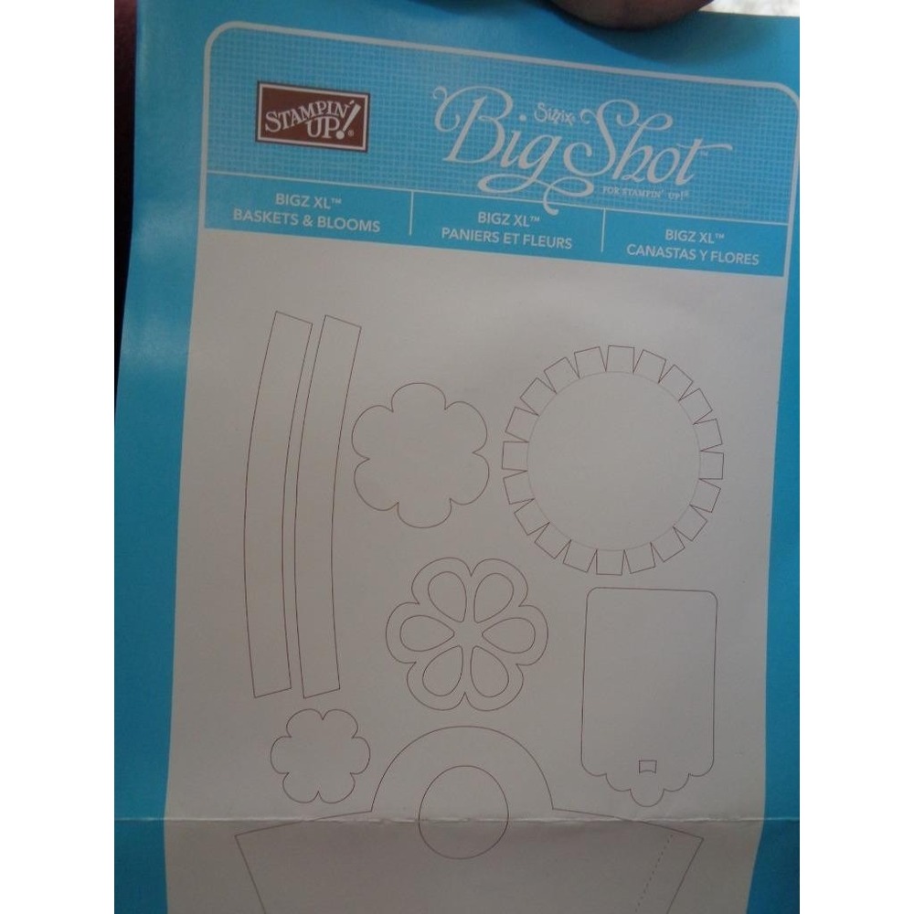 Sizzix Stampin' Up Bigz XL Baskets & Blooms Die Cartridge